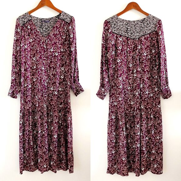 Marks & Spencer Floral Midi Tea Dress - Picture 1 of 16